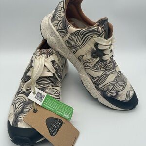 Flower Mountain Sneakers Women's Men's Shoes PAMPAS Pampas WHITE/BLACK